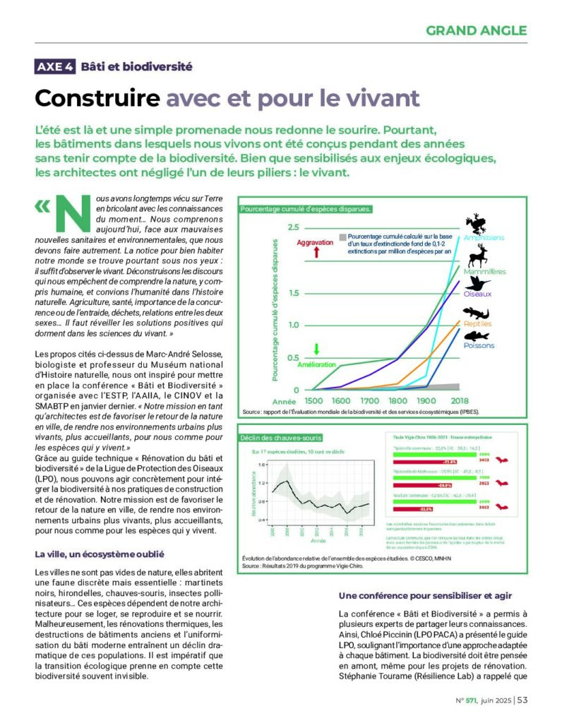 ESTP Construire avec et pour le vivant